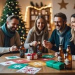 Sådan kombinerer du ølgaver med kreative juleklip ideer